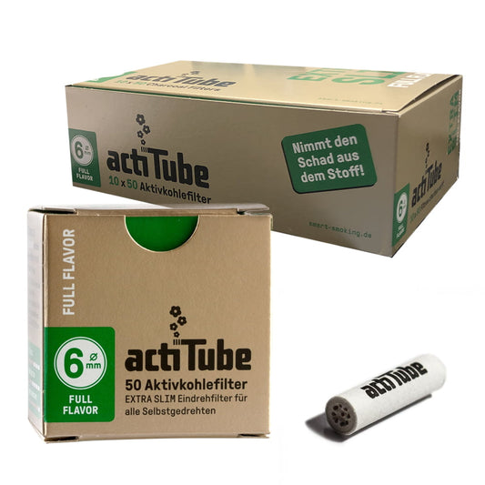 Acti Tube 6mm | Filtres à charbon actif